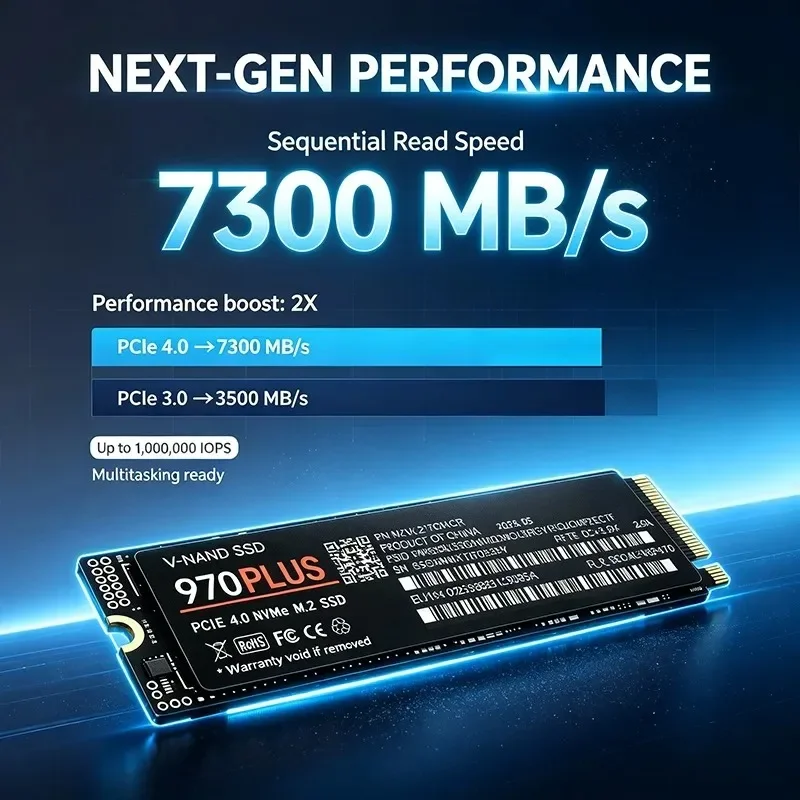 970 PRO 7300MB/s PCIe 4.0 X4 M - M.2 Nvme 4Tb Pcie 4.0 Ssd บทวิจารณ์และราคา