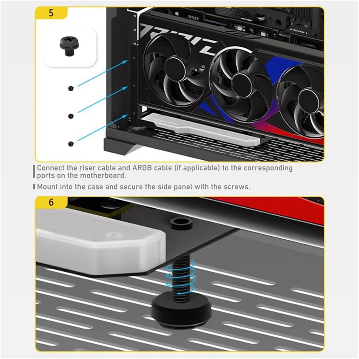 A14M ขายึด GPU แนวตั้งพร้อมสาย - Pcie 4.0 X16 Riser Cable 90 Degree บทวิจารณ์และราคา