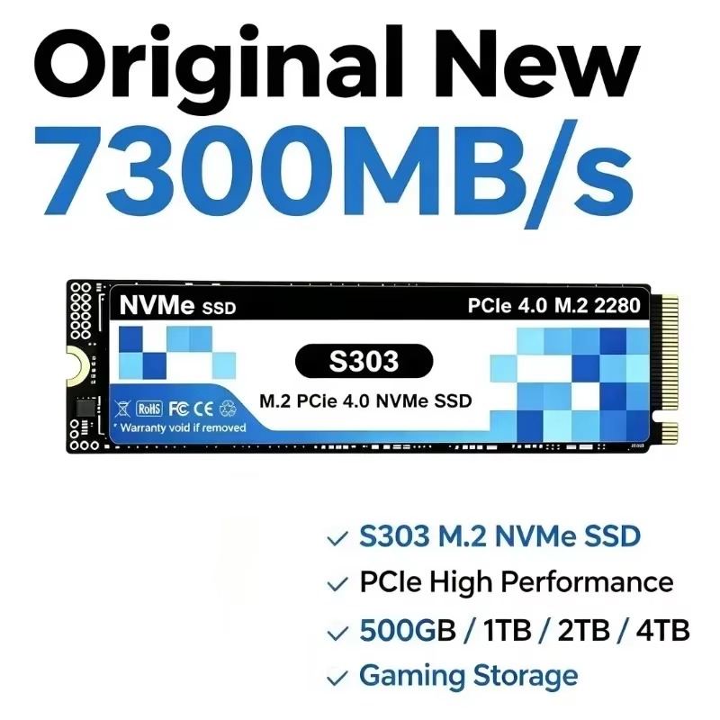 S303 M.2 NVMe SSD ภายใน ขนาด 5 - M.2 Nvme 4Tb Pcie 4.0 Ssd บทวิจารณ์และราคา